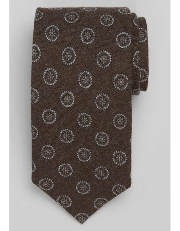 Premium Medallion Wool Tie