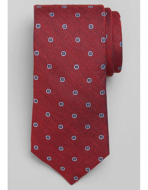 Textured Oval Neat Tie