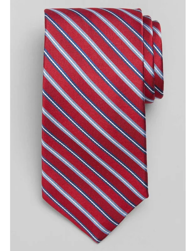 Traveler Collection Chevron Satin Stripe Tie