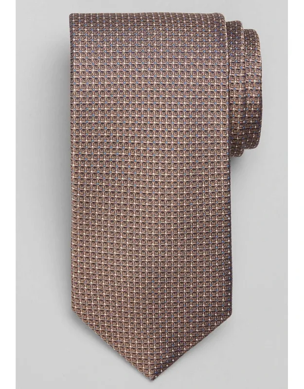 Traveler Collection Double Dot Micro Neat Silk Tie