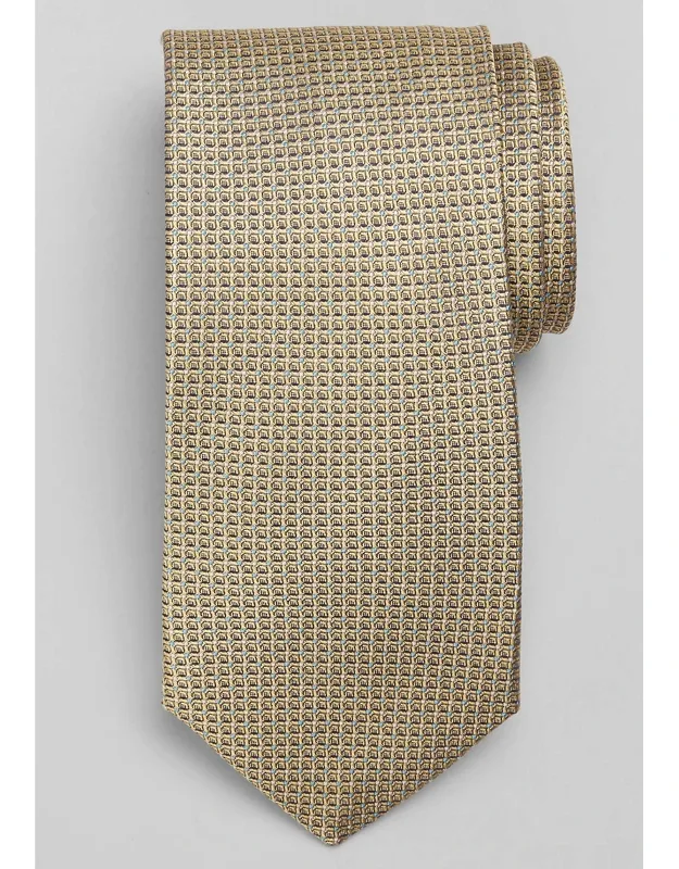 Traveler Collection Double Dot Micro Neat Silk Tie