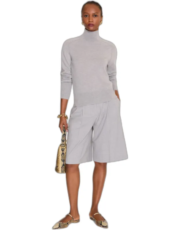 Light Pure Cashmere High Neck Jumper