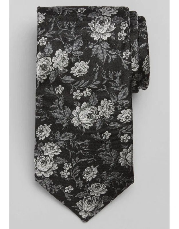 Traveler Collection Tonal Floral Silk Tie