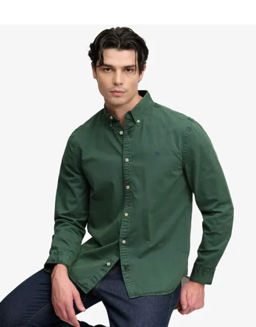 Garment Dyed Long Sleeve Shirt