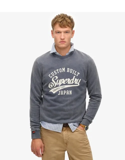 Vintage Wash Relaxed Crew Sweatshirt