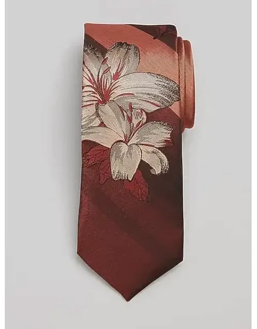 Hibiscus Stripe Tie