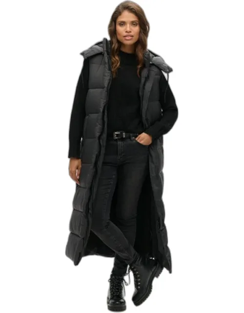 Hooded Ripstop Longline Gilet