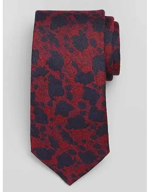 Striated Floral Tie