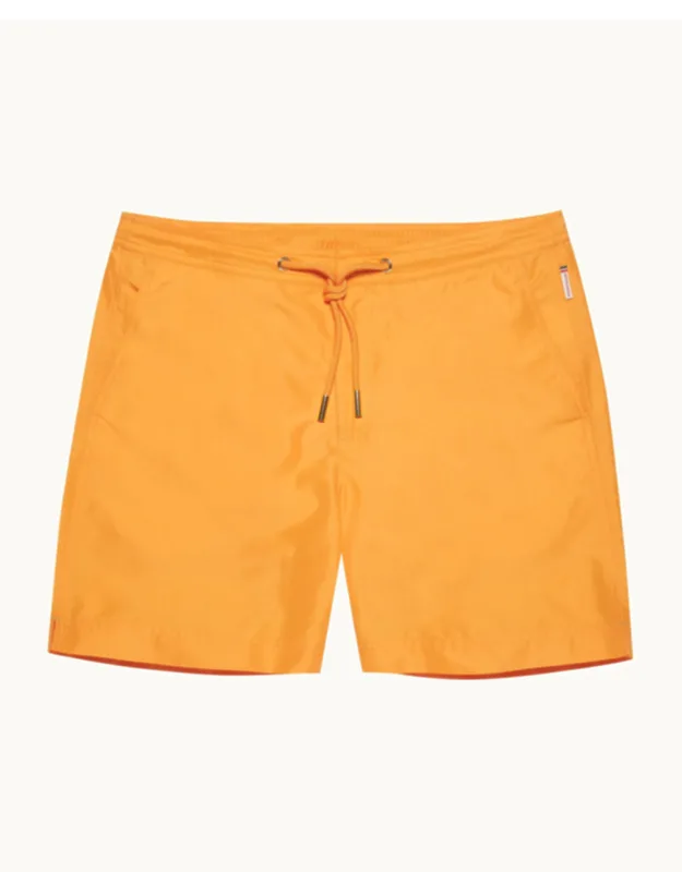 Mid-length Lightweight Drawcord Swim Shorts