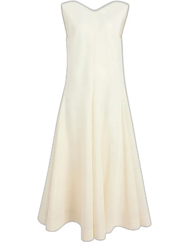 Open-back Sleeveless A-line Maxi Dress