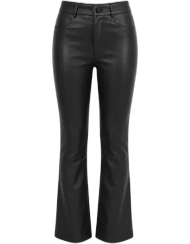 Cropped Bootcut Pants