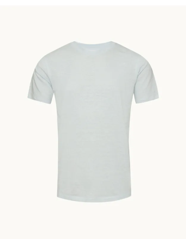 Orlebar Brown Easy Fit Stretch T-shirt - Lightweight Linen Weave, Tailored Silhouette