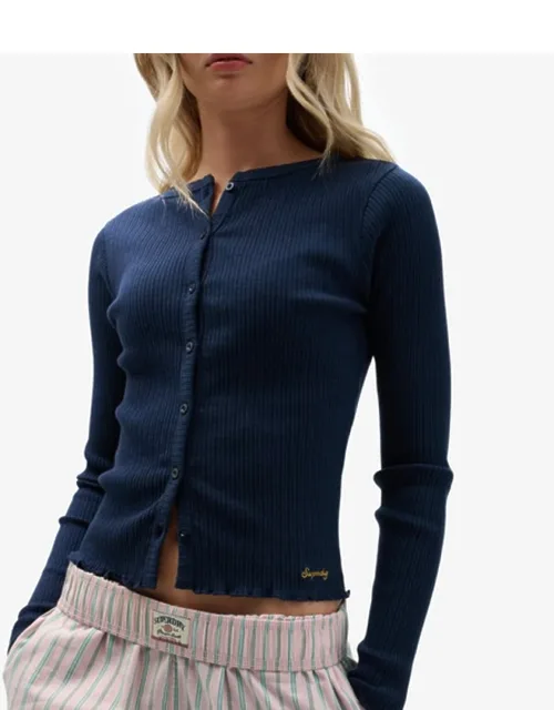 Athletic Essentials Ribbed Cardigan