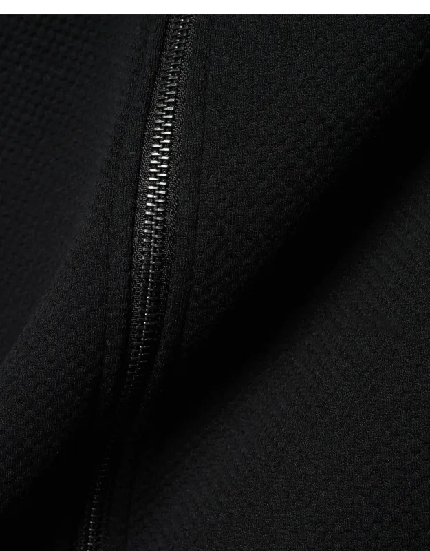 Textured Full Zip Hoodie