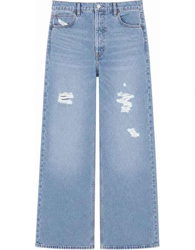 Jeans In Denim Di Cotone