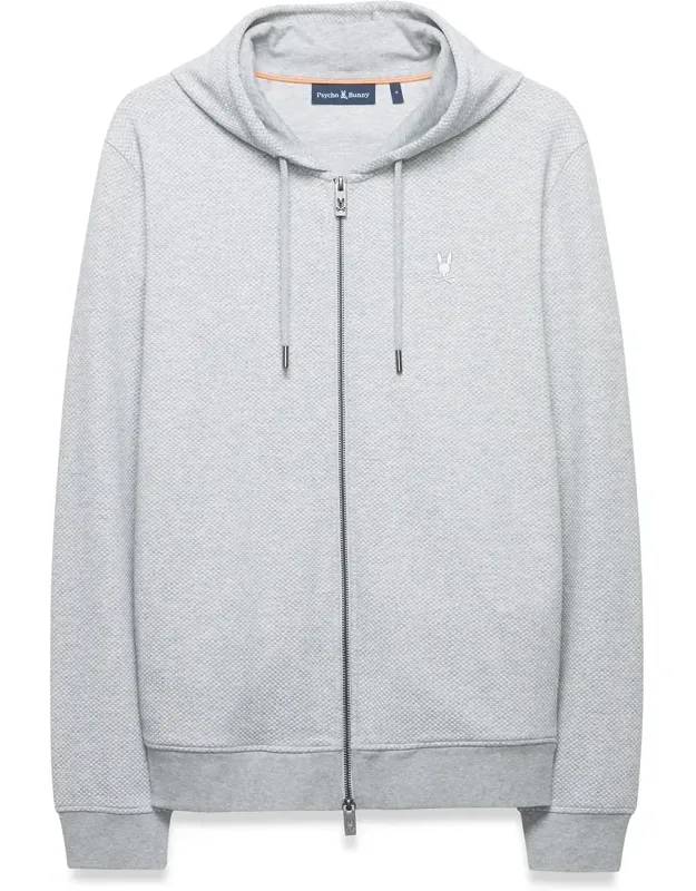 Textured Full Zip Hoodie