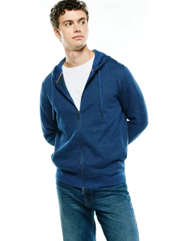 Textured Zip Hoodie