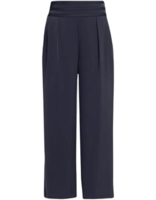 Cropped Wide-leg Pants