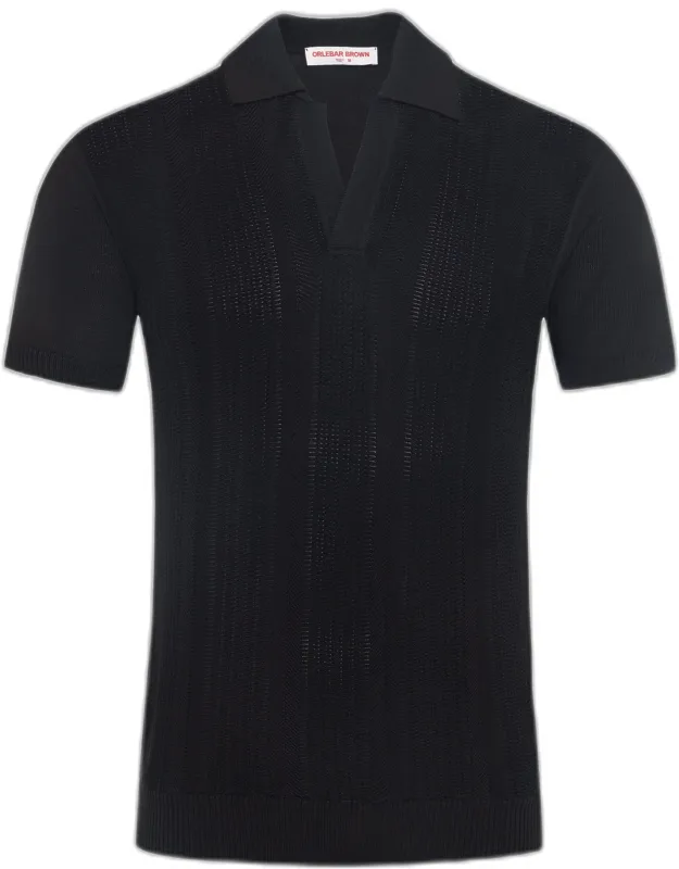Tailored Fit Resort Collar Polo Shirt