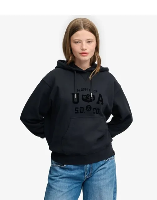 Athletic Flock Hoodie
