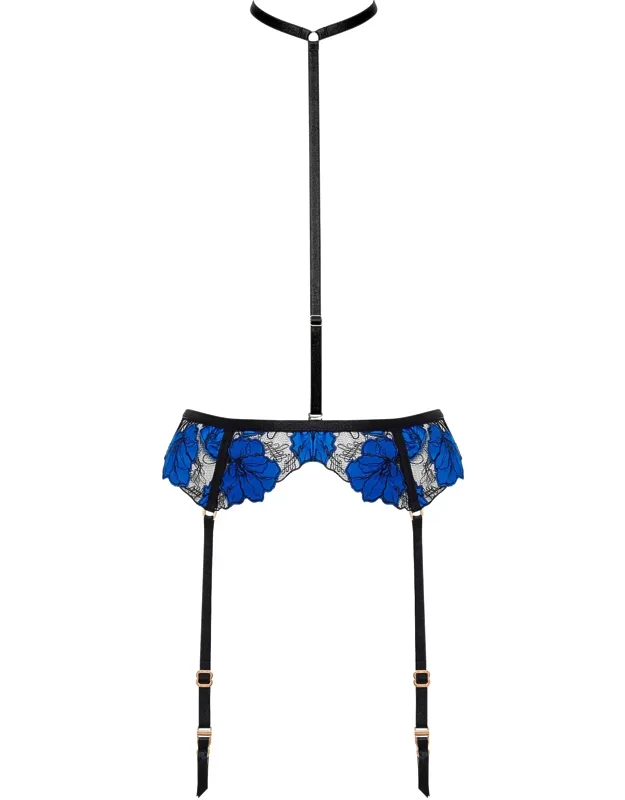 Garter Belt Harness With Detachable Collar