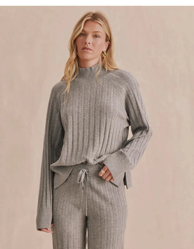 Logan Sweater Mock Neck