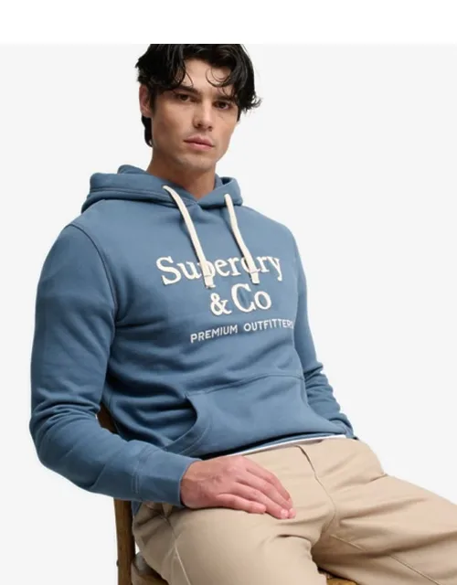 Company Logo Relaxed Hoodie