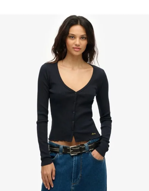 Essential Button Long Sleeve Top