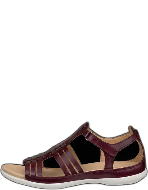 Flash Leather Flat Sandals