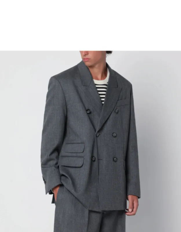 Double-breasted Virgin Wool Blazer