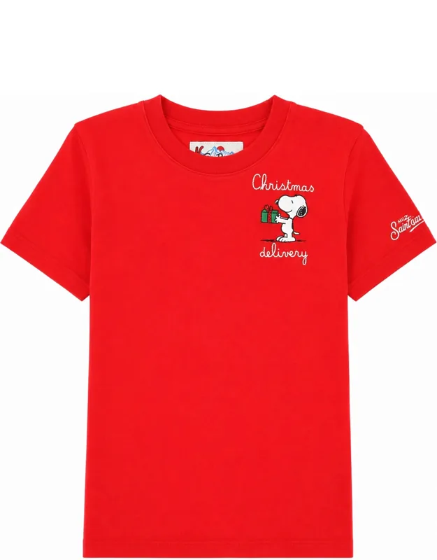 T-shirt With "snoopy" Print