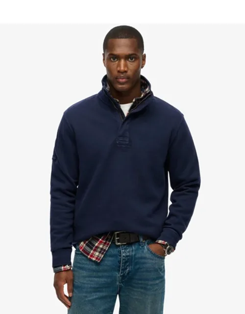 Cotton Classic Pique Half Zip Sweatshirt