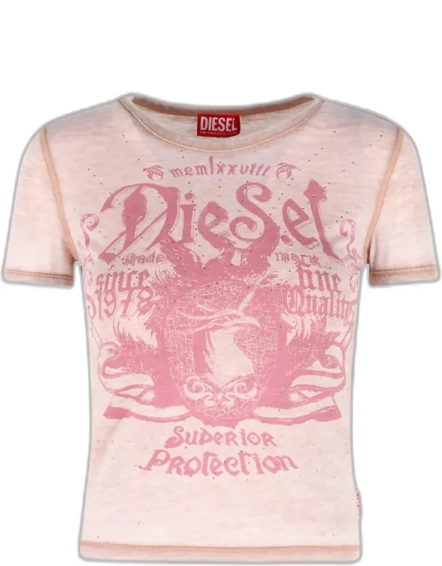 Cotton Blend Jersey T-shirt