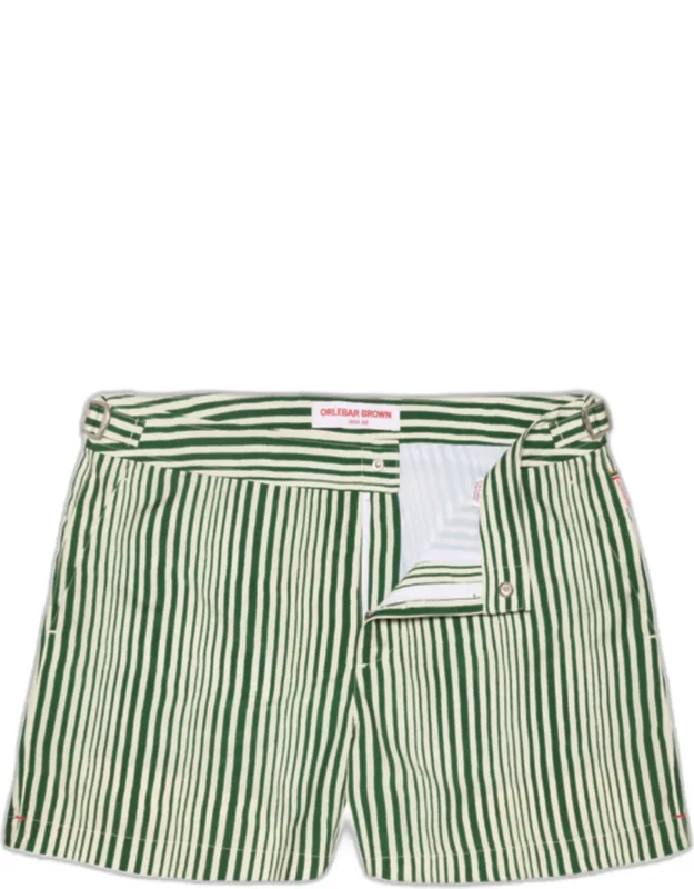 Shorter-length Shore Stripe Swim Shorts