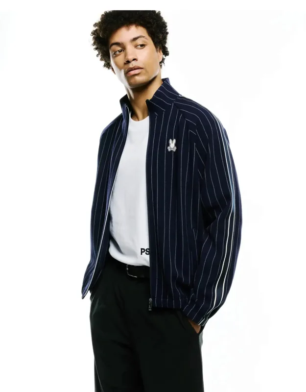 Harland Pinstripe Track Jacket