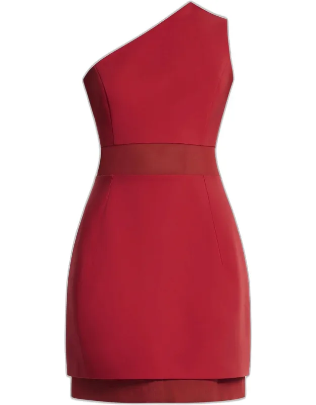 One-shoulder Mini Dress
