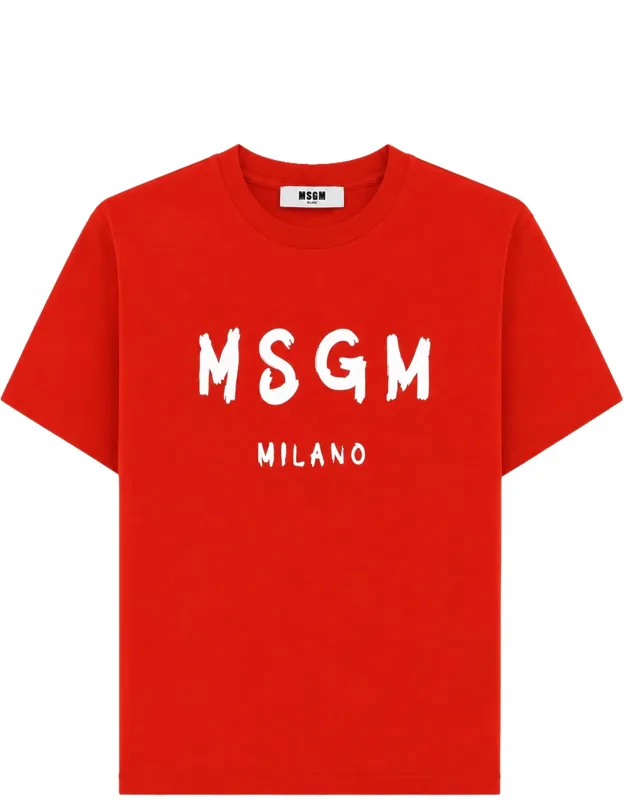 T-shirt With Logo Print