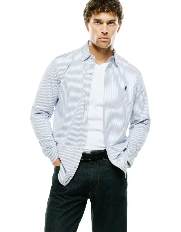 Jim Pima Stripe Knit Shirt