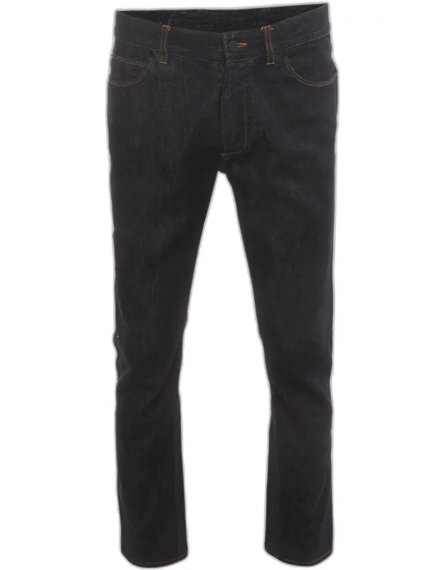 Indigo Denim Straight Leg Jeans