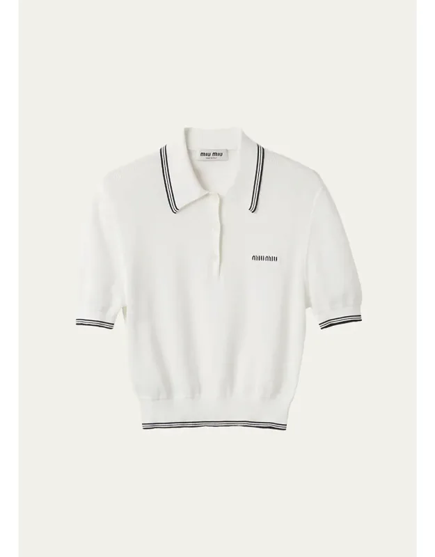 Crop Polo Shirt