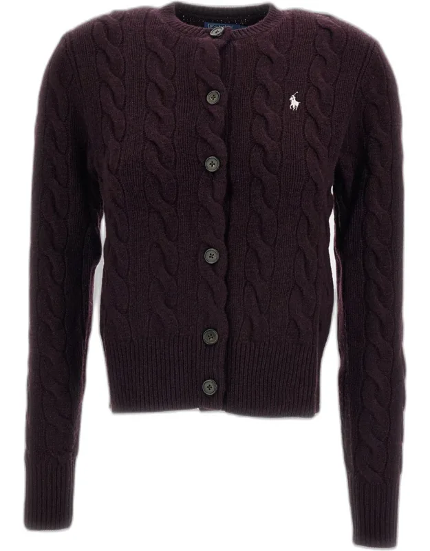 Cable-knit Crop Cardigan