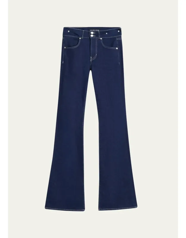Beverly Mid-rise Flare Jeans