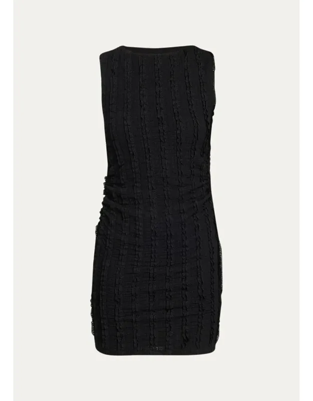 Textured Mini Dress