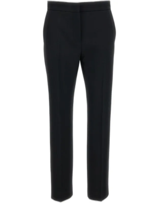Slim-fit Wool-drill Pants