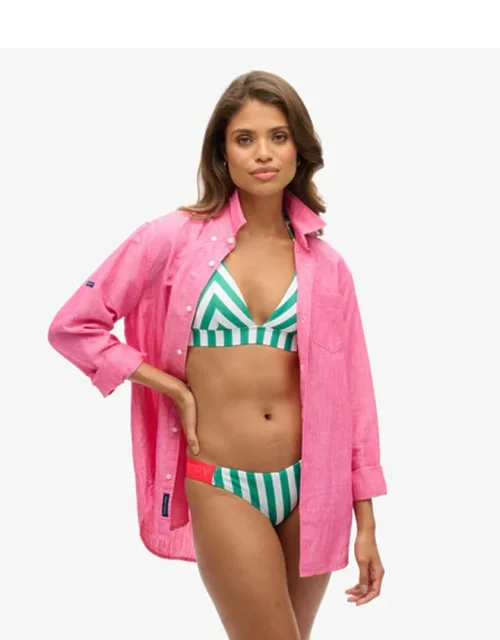 Stripe Triangle Bikini Top