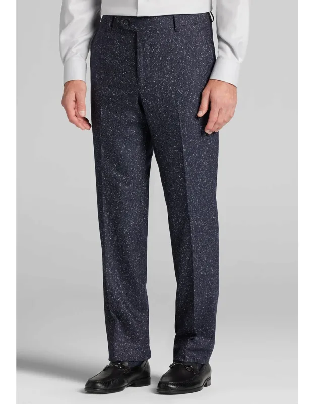 Reserve Collection Tailored Fit Made In Usa Tweed Suit Pants