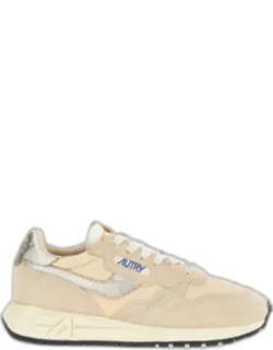 Sneakers In Nylon And Suede