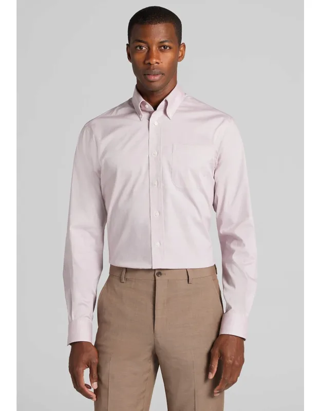 Tailored Fit Solid Dress Shirt