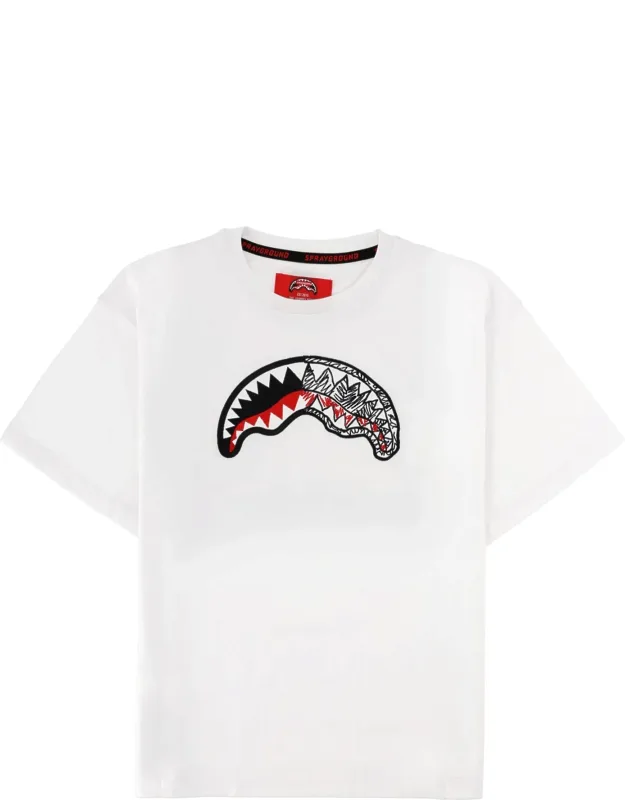 T-shirt With Shark Print