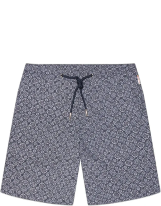 Printed Drawcord Swim Shorts